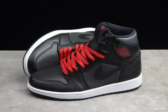 Rep TBkick Jordan Air Black High Retro OG 1 Satin 555088-060 0616
